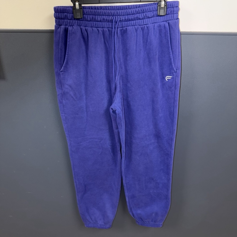 NWT Fabletics Cozy Women's Purple Forever Fleece Go To Sweatpants Large
